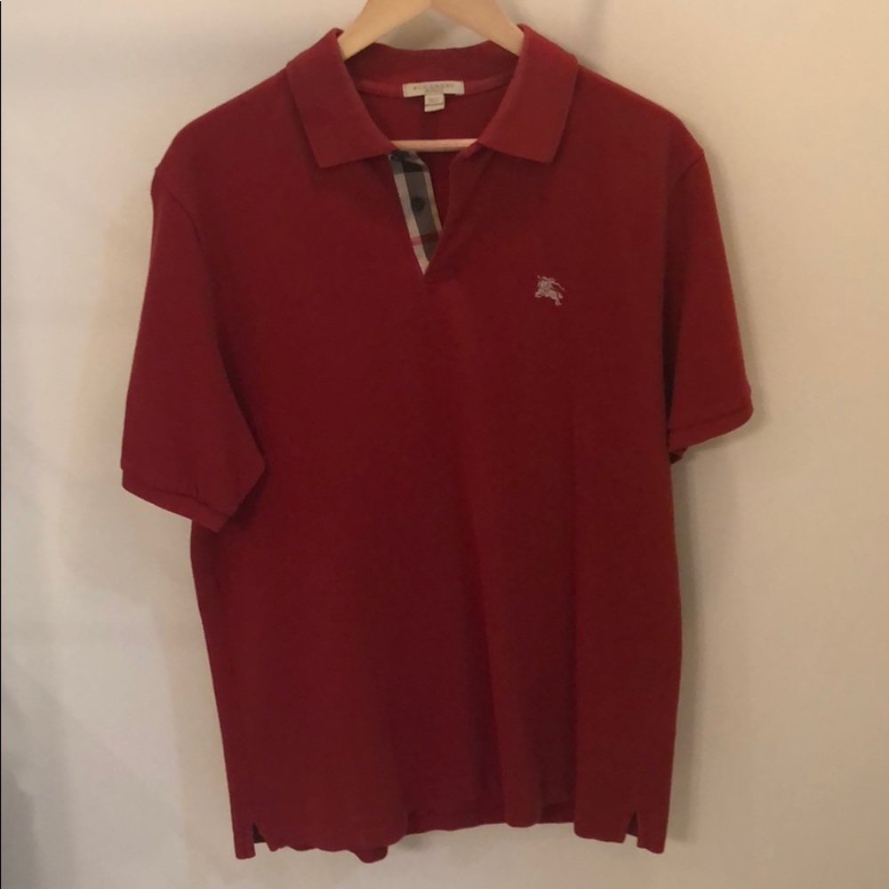 Burberry Polo - Red - XL